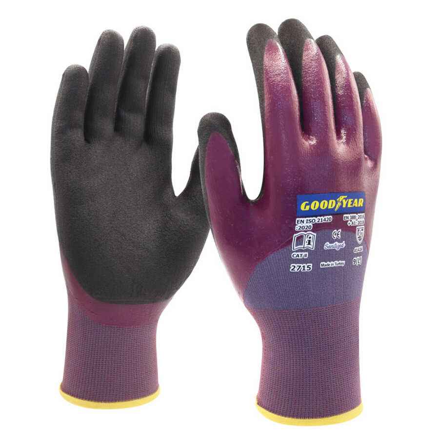 Goodyear 2715 Yarım Kaplı İş Eldiveni